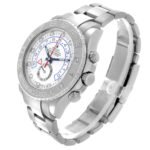 Rolex Yachtmaster II Regatta White Gold Platinum Mens Watch 116689 Box Card
