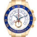 Rolex Yachtmaster II Regatta Yellow Gold Mens Watch 116688 Box Card