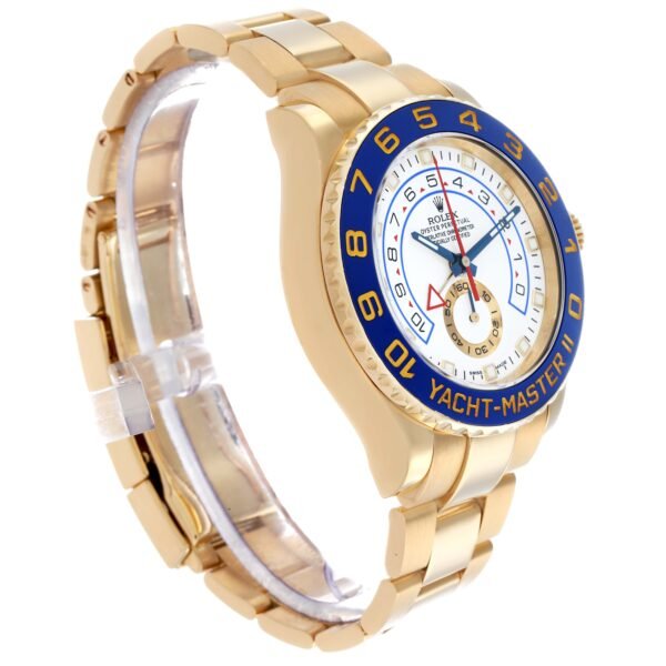 Rolex Yachtmaster II Regatta Yellow Gold Mens Watch 116688 Box Card