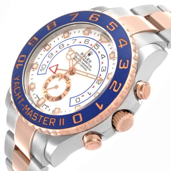 Rolex Yachtmaster II Steel Rose Gold Mens Watch 116681
