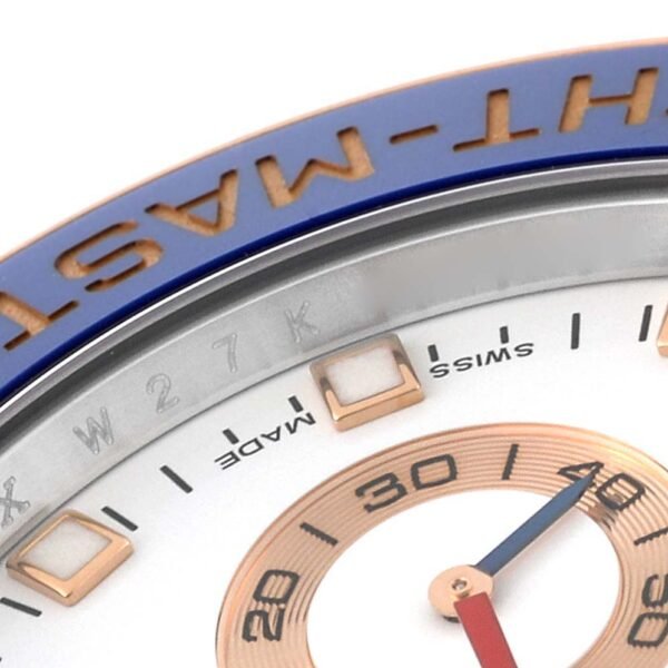 Rolex Yachtmaster II Steel Rose Gold Mens Watch 116681 Box Card