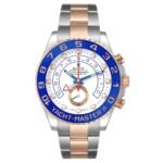 Rolex Yachtmaster II Steel Rose Gold Mens Watch 116681 Box Card