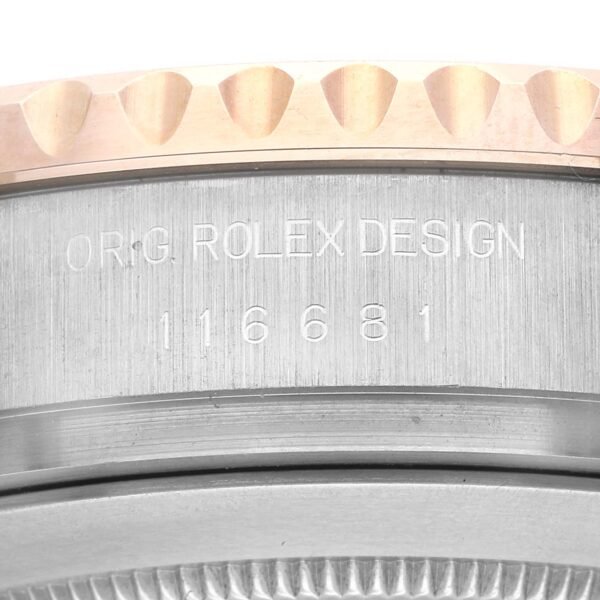 Rolex Yachtmaster II Steel Rose Gold Mens Watch 116681 Box Card