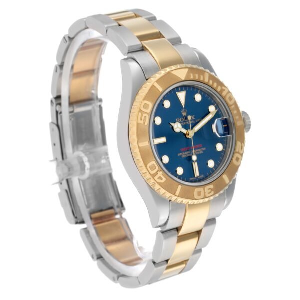 Rolex Yachtmaster Midsize 35 Steel Yellow Gold Mens Watch 168623