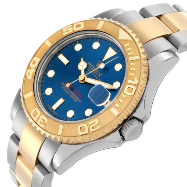 Rolex Yachtmaster Midsize 35mm Steel Yellow Gold Mens Watch 168623