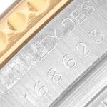 Rolex Yachtmaster Midsize 35mm Steel Yellow Gold Mens Watch 168623 Box Papers