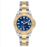 Rolex Yachtmaster Midsize 35mm Steel Yellow Gold Mens Watch 168623 Box Papers