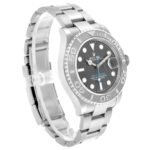 Rolex Yachtmaster Rhodium Dial Steel Platinum Mens Watch 116622