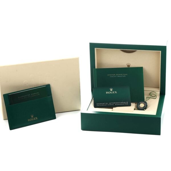 Rolex Yachtmaster Steel Platinum Bezel Mens Watch 126622 Box Card