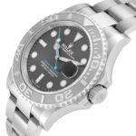 Rolex Yachtmaster Steel Platinum Bezel Mens Watch 126622 Box Card