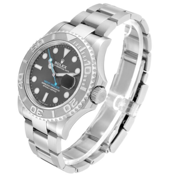 Rolex Yachtmaster Steel Platinum Bezel Mens Watch 126622 Box Card