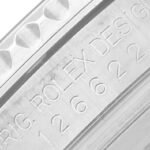 Rolex Yachtmaster Steel Platinum Bezel Rhodium Dial Mens Watch 126622