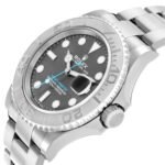 Rolex Yachtmaster Steel Platinum Bezel Rhodium Dial Mens Watch 126622 Box Card