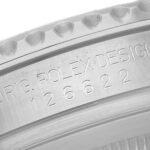 Rolex Yachtmaster Steel Platinum Bezel Rhodium Dial Mens Watch 126622 Card