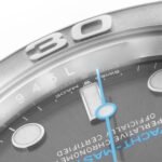 Rolex Yachtmaster Steel Platinum Bezel Slate Dial Mens Watch 126622