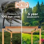 12x10 Brendan Sail Shade Pergola