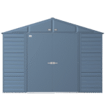 Arrow Select Steel Storage Shed, 10x8, Blue Grey