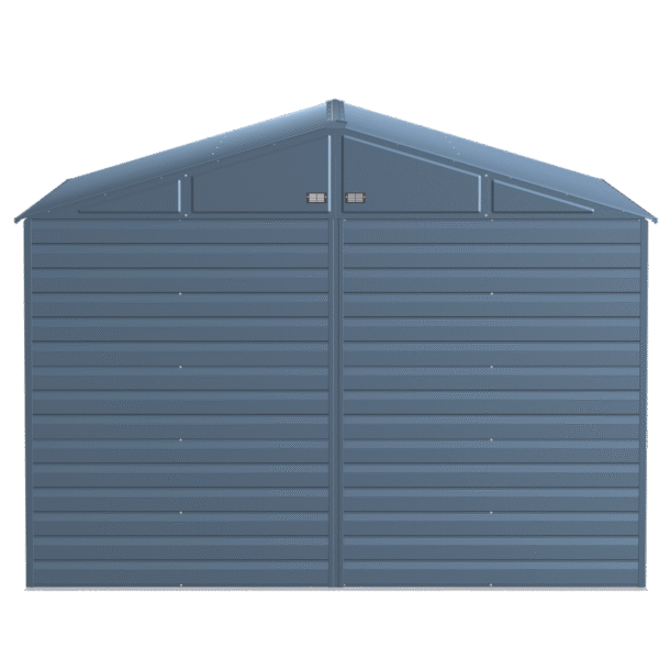 Arrow Select Steel Storage Shed, 10x12, Blue Grey