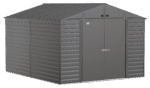 Arrow Select Steel Storage Shed, 10x8, Blue Grey