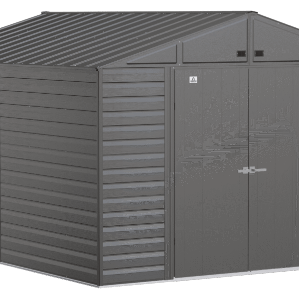 Arrow Select Steel Storage Shed, 10x8, Blue Grey