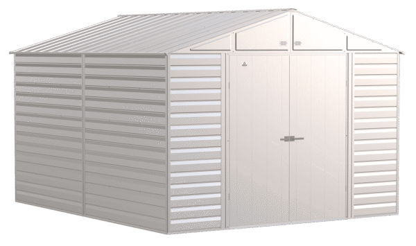 Arrow Select Steel Storage Shed, 10x12, Blue Grey