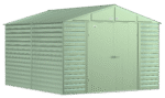 Arrow Select Steel Storage Shed, 10x8, Blue Grey