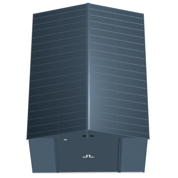 Arrow Select Steel Storage Shed, 10x14, Blue Grey