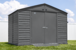 Arrow Select Steel Storage Shed, 10x12, Blue Grey