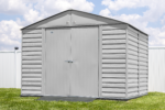 Arrow Select Steel Storage Shed, 10x14, Blue Grey