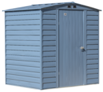 Arrow Select Steel Storage Shed, 10x14, Blue Grey