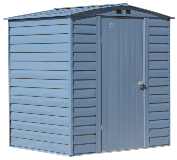 Arrow Select Steel Storage Shed, 10x14, Blue Grey