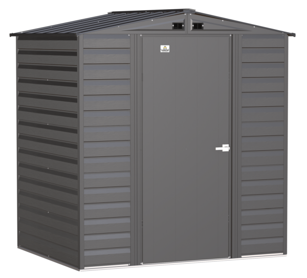 Arrow Select Steel Storage Shed, 10x8, Blue Grey