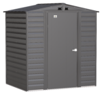 Arrow Select Steel Storage Shed, 6x4, Blue Grey