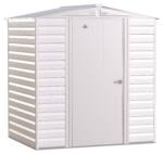 Arrow Select Steel Storage Shed, 6x4, Blue Grey
