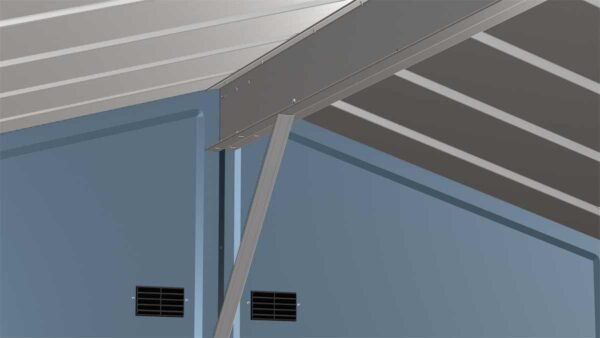 Arrow Select Steel Storage Shed, 10x12, Blue Grey