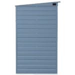 Arrow Select Steel Storage Shed, 10x4, Blue Grey