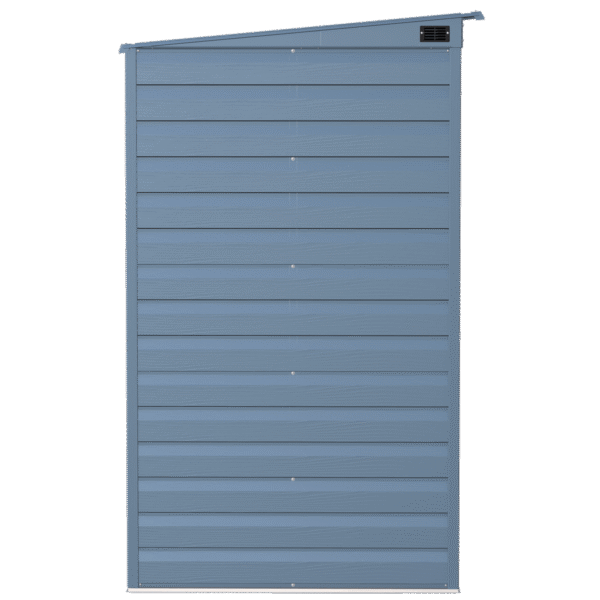 Arrow Select Steel Storage Shed, 10x4, Blue Grey