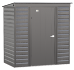 Arrow Select Steel Storage Shed, 10x8, Blue Grey