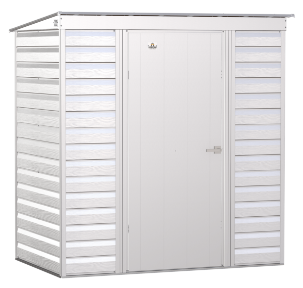 Arrow Select Steel Storage Shed, 10x4, Blue Grey