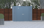 Arrow Select Steel Storage Shed, 10x12, Blue Grey