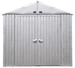Arrow Elite 8 x 6 x 8 ft Galvalume Steel Storage Shed