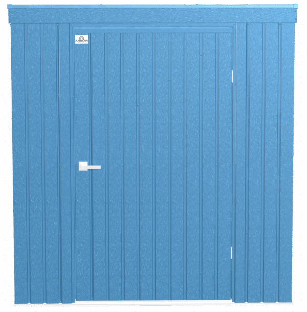 Arrow Elite 6 x 4 x 6 ft Blue Grey Steel Storage Shed