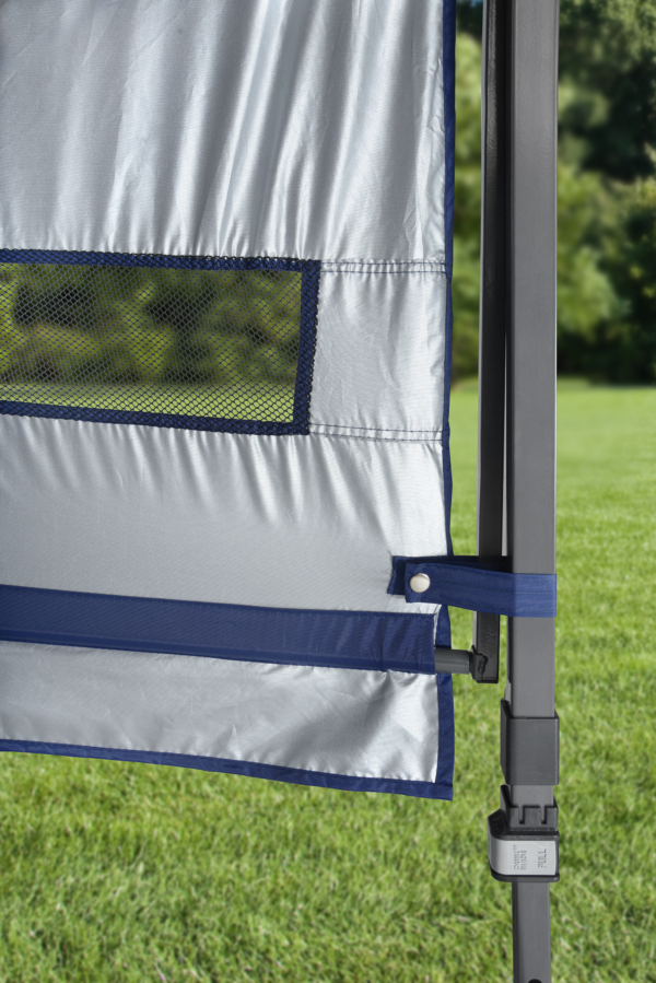 Summit X SX170 Straight Leg Pop-Up Canopy, 10 ft. x 17 ft. Blue