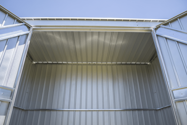 Arrow Elite 8 x 6 x 8 ft Galvalume Steel Storage Shed