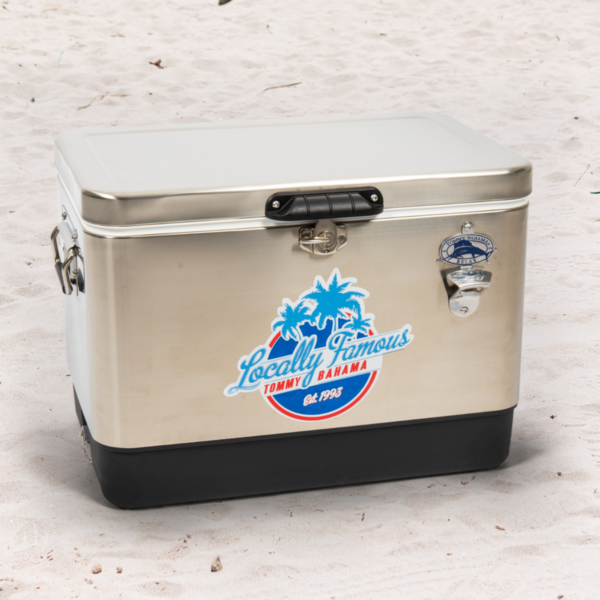 54 Quart Tommy Bahama Portable Stainless Cooler