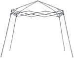 Quik Shade Expedition Blue Slant Leg Pop-Up Canopy