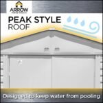 Arrow Select 8 x 8 x 8 ft Blue Shed