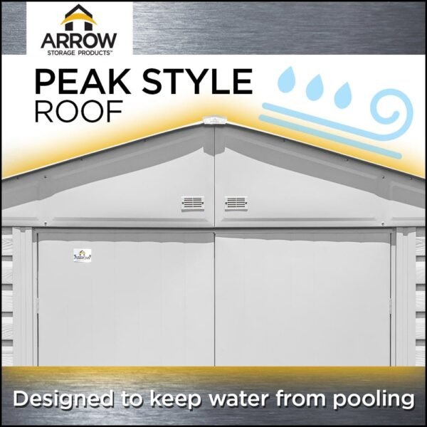 Arrow Select 8 x 8 x 8 ft Blue Shed