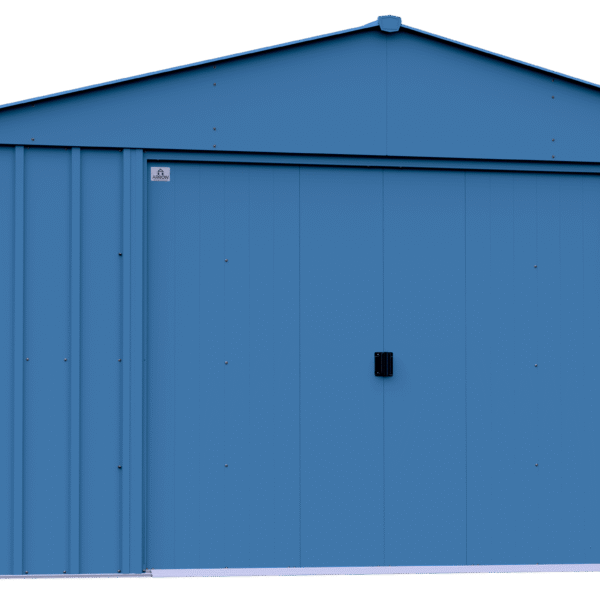 Arrow Classic 14 x 12 x 7 ft Blue Grey Steel Storage Shed