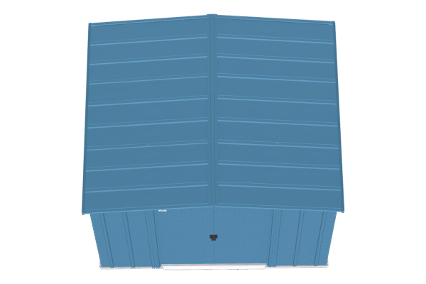 Arrow Classic Steel Storage Shed, 8x7, Blue Grey